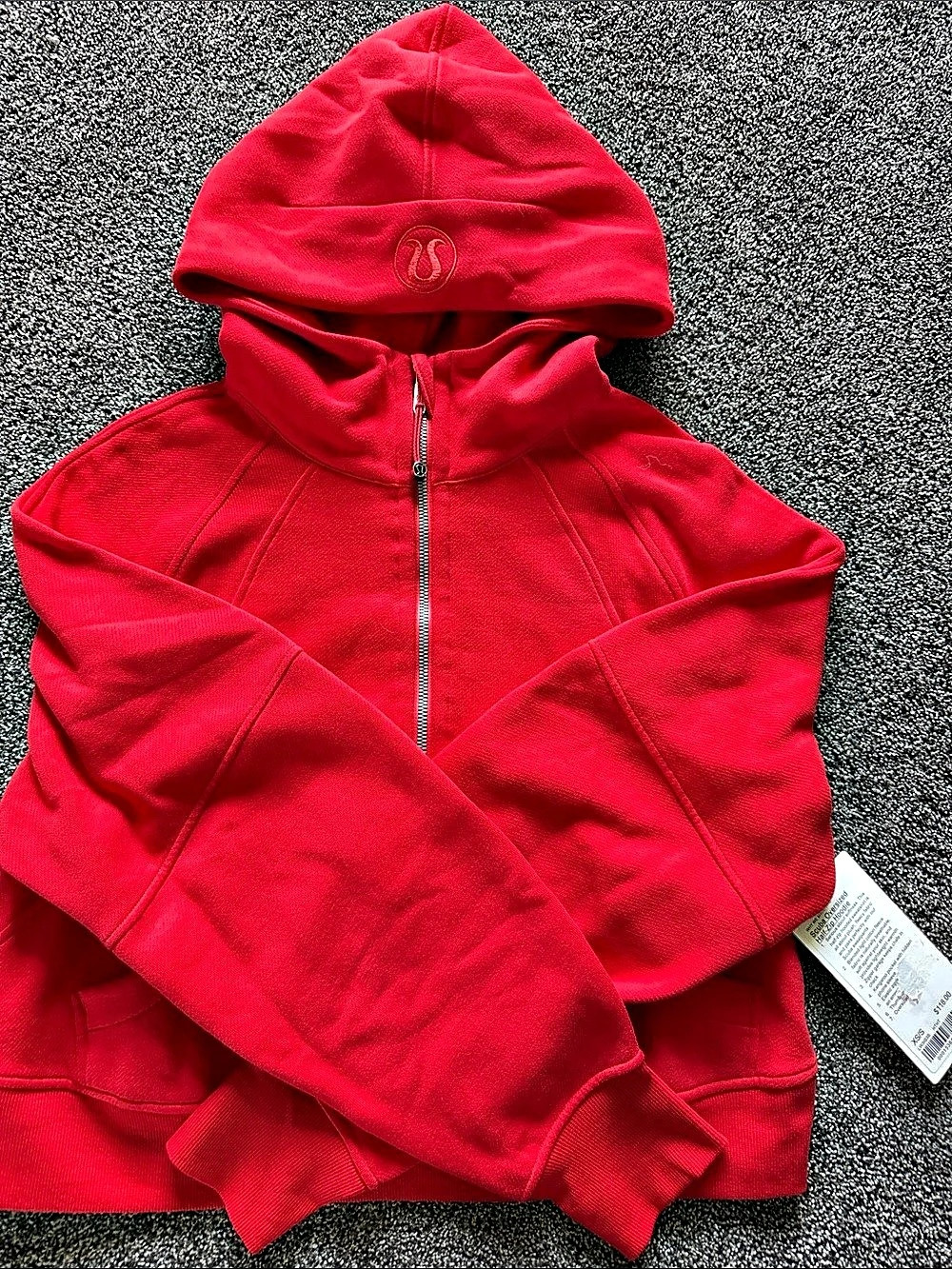 lululemon Scuba Oversized Half-Zip Hoodie Half-Zip Hoodie in Red XS/S NWT